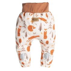 Monkey Mum Dětské rostoucí softshellové kalhoty s membránou Monkey Mum - Liščí hrátky P00935-8