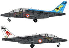 Herpa Dassault Alpha Jet E, French Air Force, ETO 01.008 (Escadron de transition opérationnelle) "Saintonge", Base aérienne 120, Cazaux, Francie, 1/72