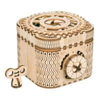 Dřevěné 3d puzzle šperkovnice