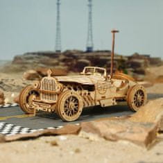 Robotime 3D dřevěné puzzle Závodní auto