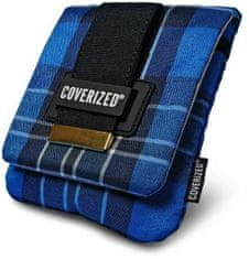 Coverized JACK brašna na GPS / digitální fotoaparát, modrý tartan