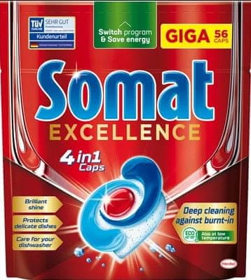 Levně Somat Excellence tablety do myčky 56 ks