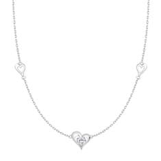 Preciosa Romantický stříbrný náhrdelník Clarity s kubickou zirkonií Preciosa 5386 00
