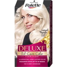 deluxe oil-care color permanentní barva na vlasy s mikro-olejemi 11-11 ultra titanium blonde
