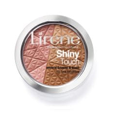 Lirene minerální bronzer shiny touch mineral bronzer & blush s tvářenkou modelující ovál obličeje 9g