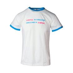 Jumping® Fitness Pánské bílé triko s krátkým rukávem Velikost: S