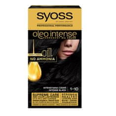 Syoss oleo intense permanentní barva na vlasy s oleji 1-10 intensive black