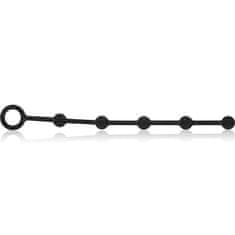 BLACK&SILVER Black and Silver Korg (23 cm), silikonový anální řetěz