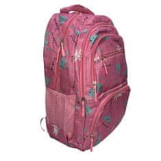 Bábätkám Školní batoh pro dívky růžový