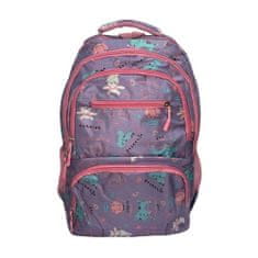 Bábätkám Školní batoh pro dívky fialový