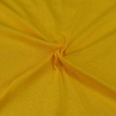 Brotex Jersey prostěradlo sytě žluté (Rozměr: 220x200)
