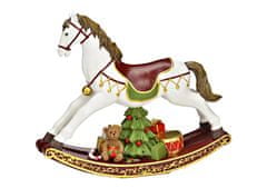 Dům Vánoc Vánoční dekorace Houpací kůň 25 cm