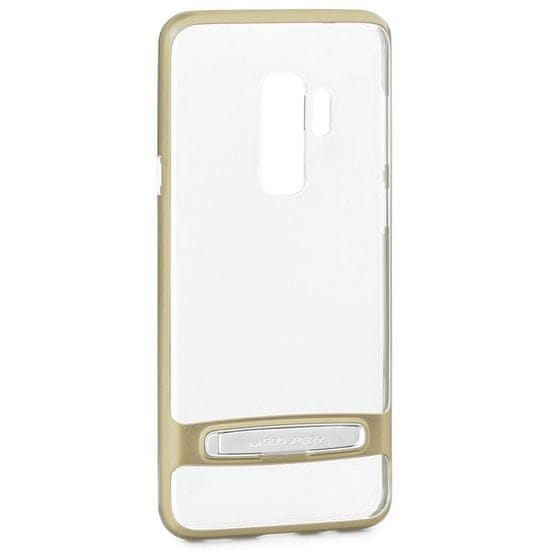 Mercury Mercury Dream Bumper - Samsung Galaxy S9+ Pouzdro S Kovovým Stojánkem (Zlaté)