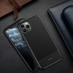 Crong Crong Prestige Carbon Cover - Kryt Na Iphone 11 Pro Max (Černý)
