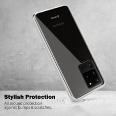 Crong Crong Crystal Slim Cover - Samsung Galaxy S20 Ultra Pouzdro (Transparentní)