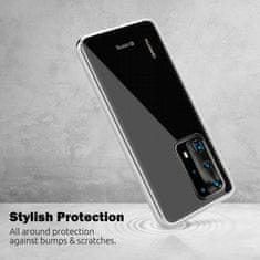 Crong Crong Crystal Slim Cover - Pouzdro Huawei P40 Pro (Transparentní)