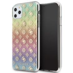 Guess Guess 4G Peony Electroplated Pattern - Kryt Na Iphone 11 Pro Max (Duhový)