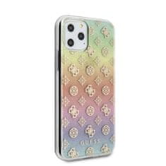 Guess Guess 4G Peony Electroplated Pattern - Kryt Na Iphone 11 Pro (Duhový)