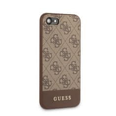 Guess Guess 4G Bottom Stripe Collection - Kryt Na Iphone 2020 / 8 / 7 (Hnědý)