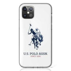 US Polo Us Polo Assn Big Double Horse Logo - Kryt Na Iphone 12 / Iphone 12 Pro (Bílý)