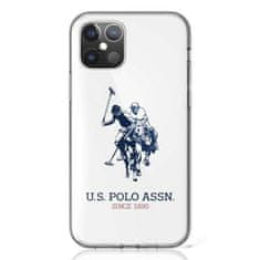 US Polo Us Polo Assn Big Double Horse Logo - Iphone 12 Pro Max Pouzdro (Bílá)