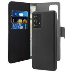 Puro Puro Wallet Detachable - Pouzdro 2V1 Pro Samsung Galaxy A72 5G / A72 4G (Černé)