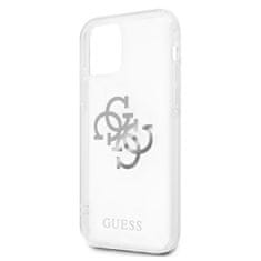 Guess Guess 4G Big Logo Charm - Kryt Na Iphone 12 Pro Max (Stříbrný Přívěsek)