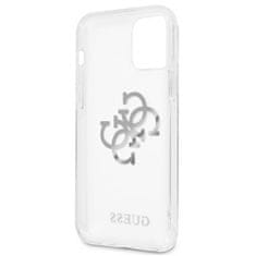 Guess Guess 4G Big Logo Charm - Kryt Na Iphone 12 Pro Max (Stříbrný Přívěsek)