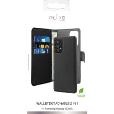 Puro Puro Wallet Detachable - Pouzdro 2V1 Pro Samsung Galaxy A72 5G / A72 4G (Černé)