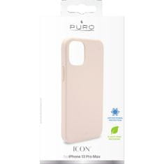 Puro Puro Icon Cover - Kryt Na Iphone 13 Pro Max S Antibakteriální Ochranou (Pískový
