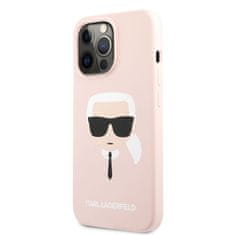 Karl Lagerfeld Karl Lagerfeld Silicone Ikonik Karl`s Head - Kryt Na Iphone 13 Mini (Růžový)