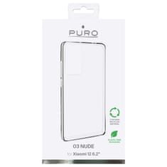 Puro Puro 0.3 Nude - Ekologické Pouzdro Xiaomi 12 / 12X (Transparentní)