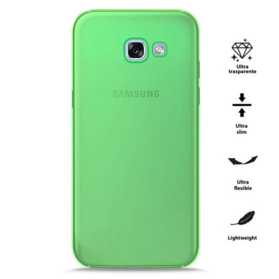 Puro Puro 0.3 Nude - Pouzdro Pro Samsung Galaxy A3 (2017) (Fluo Green)