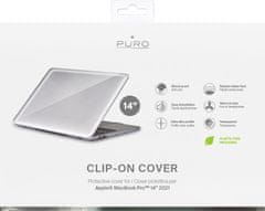 Puro Puro Clip On - Pouzdro Na Macbook Pro 14" (2023-2021) (Transparentní)