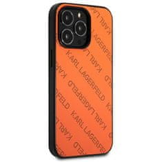 Karl Lagerfeld Karl Lagerfeld Perforated Allover - Kryt Na Iphone 13 Pro Max (Oranžový)