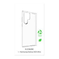 Puro Puro 0.3 Nude - Ekologické Pouzdro Pro Samsung Galaxy S23 Ultra (Transparentní)