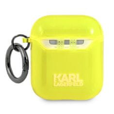 Karl Lagerfeld Karl Lagerfeld Choupette Head - Airpods Pouzdro (Fluo Žlutá)