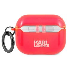 Karl Lagerfeld Karl Lagerfeld Choupette Head - Pouzdro Airpods Pro (Fluo Růžové)