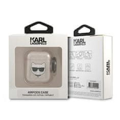 Karl Lagerfeld Karl Lagerfeld Choupette Head Glitter - Pouzdro Airpods (Zlaté)
