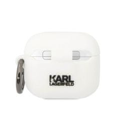 Karl Lagerfeld Karl Lagerfeld Silicone Nft Choupette Head 3D - Airpods 3 Pouzdro (Bílá)