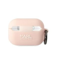 Karl Lagerfeld Karl Lagerfeld Silicone Nft Karl Head 3D - Airpods Pro 2 Pouzdro (Růžové)