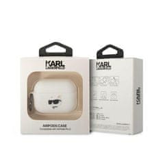 Karl Lagerfeld Karl Lagerfeld Silicone Nft Choupette Head 3D - Airpods Pro 2 Pouzdro (Bílá)