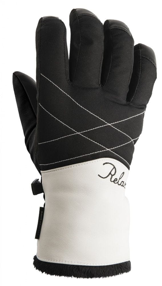 Levně Relax Lyžařské rukavice Tarja RR26C černá/bílá L