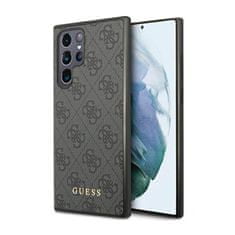 Guess Guess 4G Metal Logo - Samsung Galaxy S23 Ultra Pouzdro (Šedá)