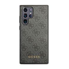 Guess Guess 4G Metal Logo - Samsung Galaxy S23 Ultra Pouzdro (Šedá)