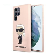 Karl Lagerfeld Karl Lagerfeld Silicone Nft Ikonik - Samsung Galaxy S23 Ultra Pouzdro (Růžová)