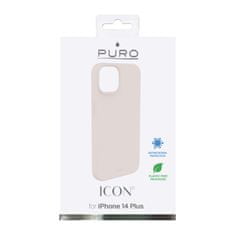 Puro Puro Icon Cover - Kryt Na Iphone 14 Plus (Pískově Růžový)