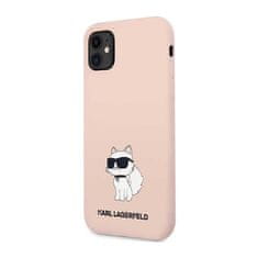 Karl Lagerfeld Karl Lagerfeld Silicone Nft Choupette - Kryt Na Iphone 11 (Růžová)