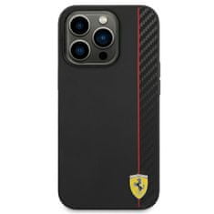 Ferrari Ferrari Carbon - Kryt Na Iphone 14 Pro (Černý)