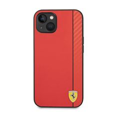 Ferrari Ferrari Carbon - Kryt Na Iphone 14 (Červený)